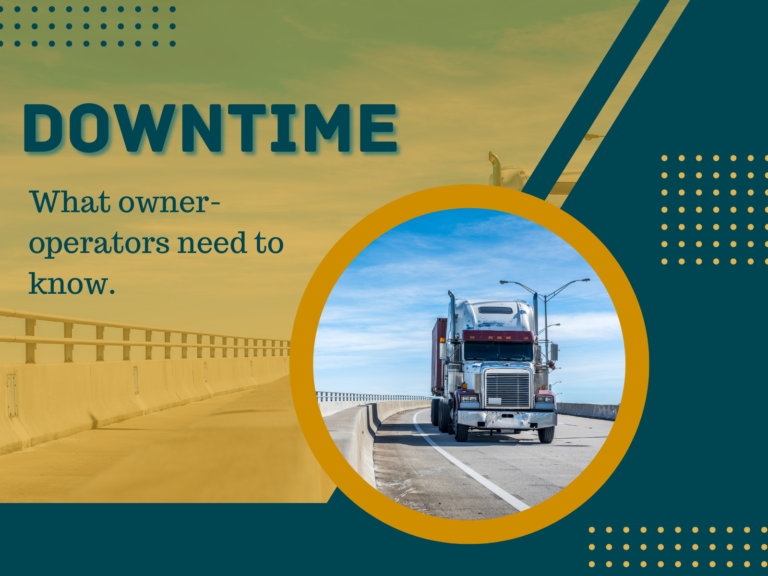 Downtime - What Owner operators need to know