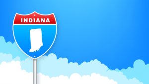 Indiana Road Sign for Commercial Trucking Blog