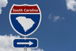 South Carolina Road Sign