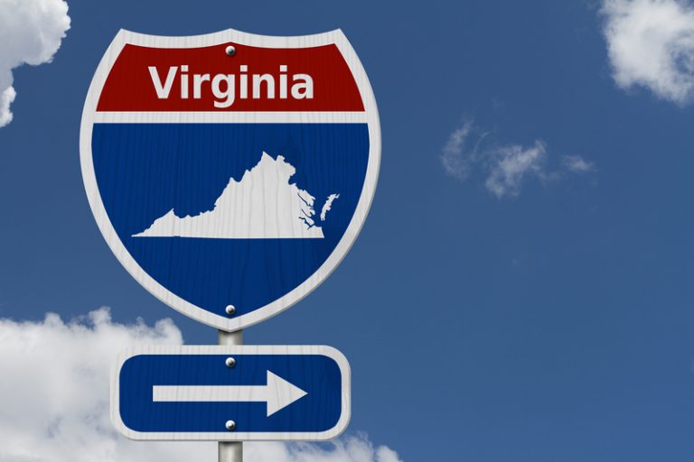 Virginia Road Sign