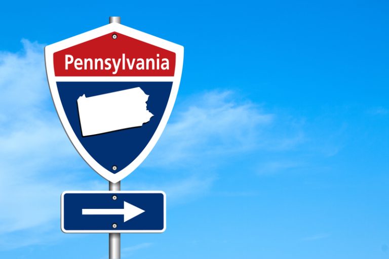 Pennsylvania Road Sign