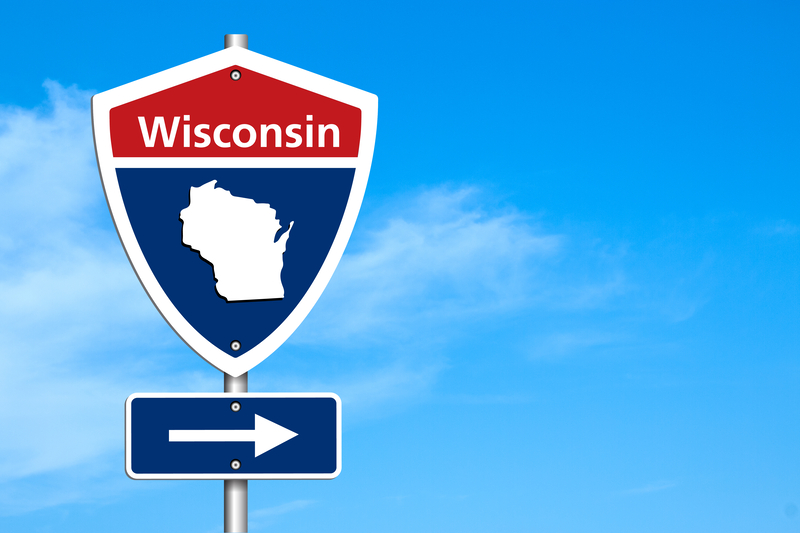 Wisconsin Road Sign