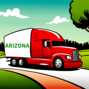 Cartoon Red TRuck Arizona