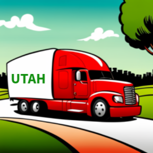 Red Cartoon Truck UTAH GEICO Trucking Insurance w/ CIS